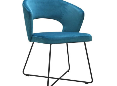 Stuhl 4x Esszimmer Polsterstuhl Fernseh Lounge Club Sitz Textil Sessel Set